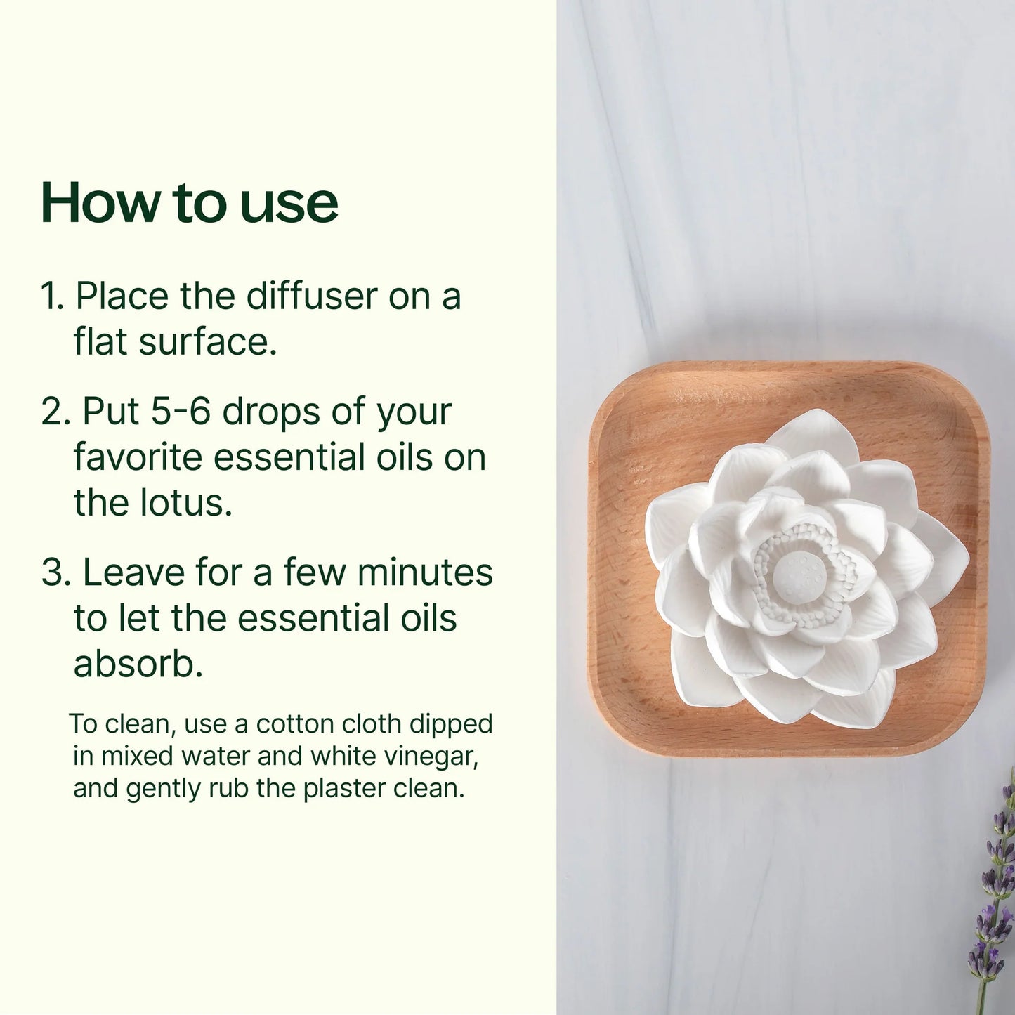 Passive Lotus Diffuser | 蓮花擴香裝飾