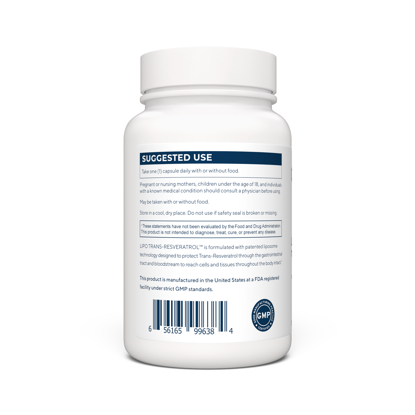 RENUE Trans-Resveratrol (Liposomal) 90 Ct. | 白藜蘆醇90粒裝